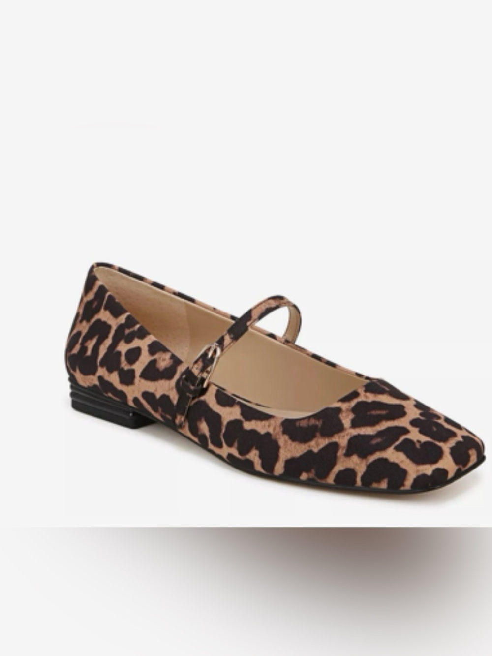 FRANCO SARTO TINSLEY MARY JANE FLAT
BROWN LEOPARD PRINT